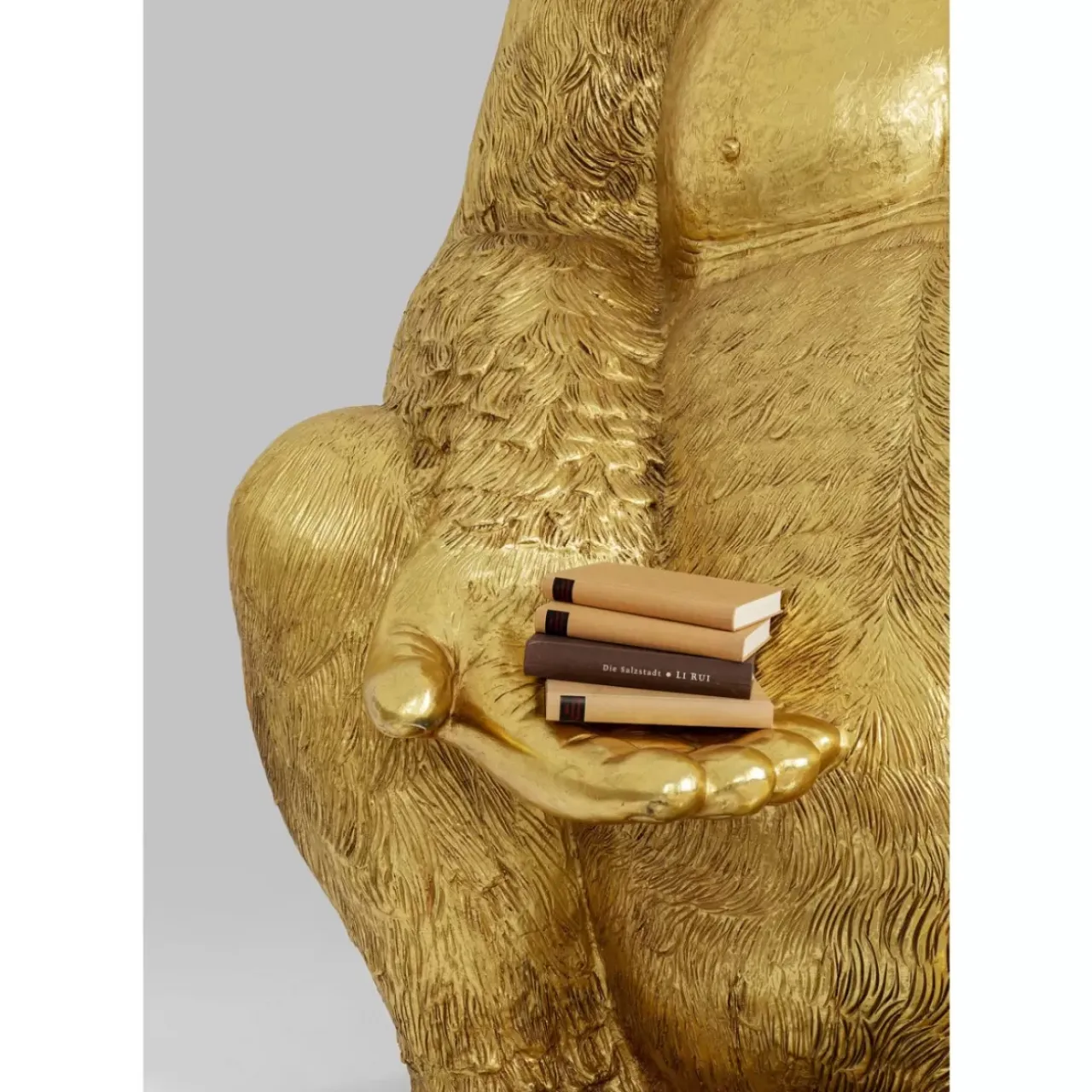 KARE Design Deko & Geschenkartikel-Deko Figur Gorilla Gold Xxl 249