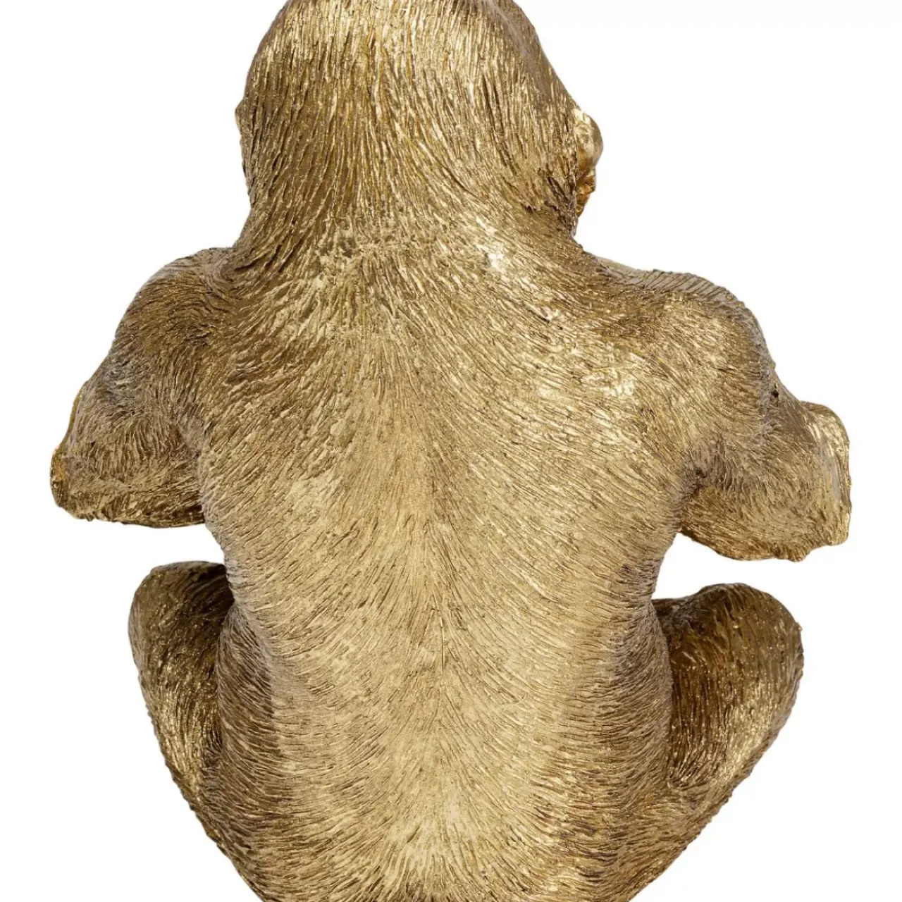 KARE Design Deko & Geschenkartikel-Deko Figur Gorilla Holding Bowl Gold