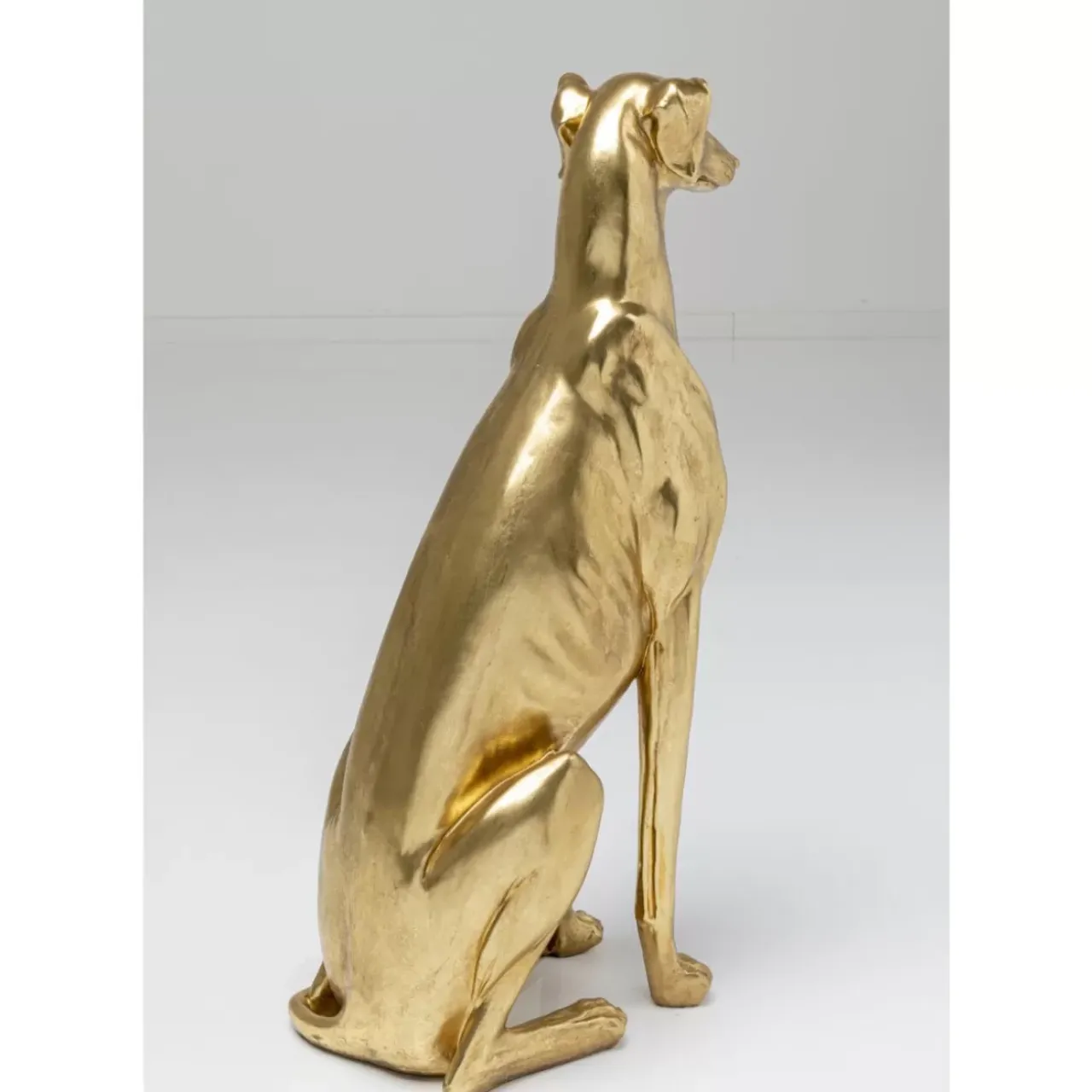 KARE Design Deko & Geschenkartikel-Deko Figur Greyhound Bruno Gold 80Cm