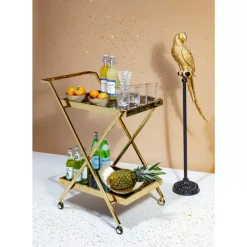KARE Design Deko & Geschenkartikel-Deko Figur Parrot Gold