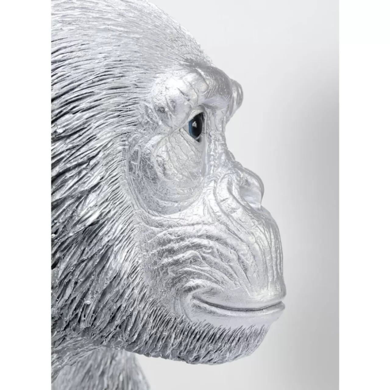 KARE Design Deko & Geschenkartikel-Deko Figur Playing Ape Silber 50