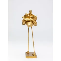 KARE Design Deko & Geschenkartikel-Deko Figur Rose Flamingo Gold 42Cm