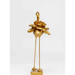KARE Design Deko & Geschenkartikel-Deko Figur Rose Flamingo Gold 63Cm