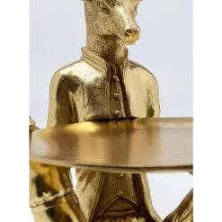 KARE Design Deko & Geschenkartikel-Deko Figur Sitting Waiter Deer 33Cm