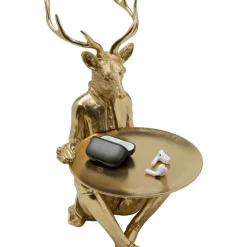 KARE Design Deko & Geschenkartikel-Deko Figur Sitting Waiter Deer 33Cm