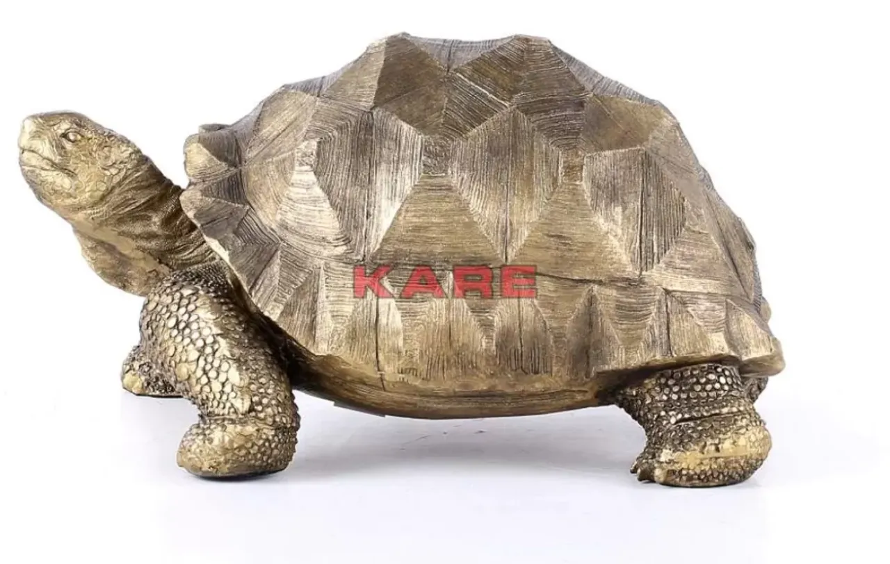 KARE Design Deko & Geschenkartikel-Deko Figur Turtle Gold Medium