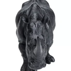 KARE Design Deko & Geschenkartikel-Deko Figur Walking Rhino Schwarz