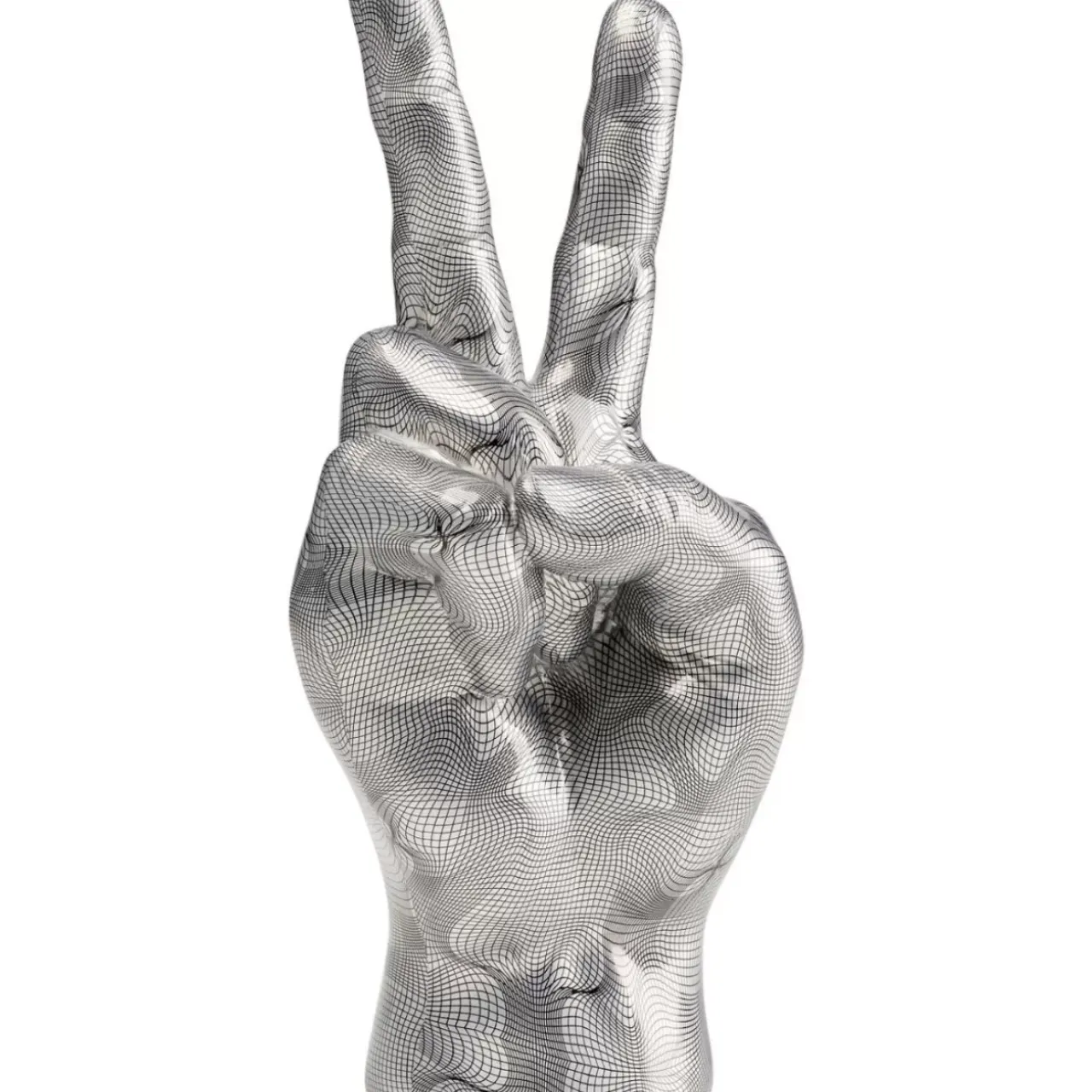 KARE Design Deko & Geschenkartikel-Deko Hand Victory Grau