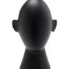 KARE Design Deko & Geschenkartikel-Deko Objekt Abstract Face Schwarz 34Cm