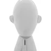 KARE Design Deko & Geschenkartikel-Deko Objekt Abstract Face Silber 22Cm