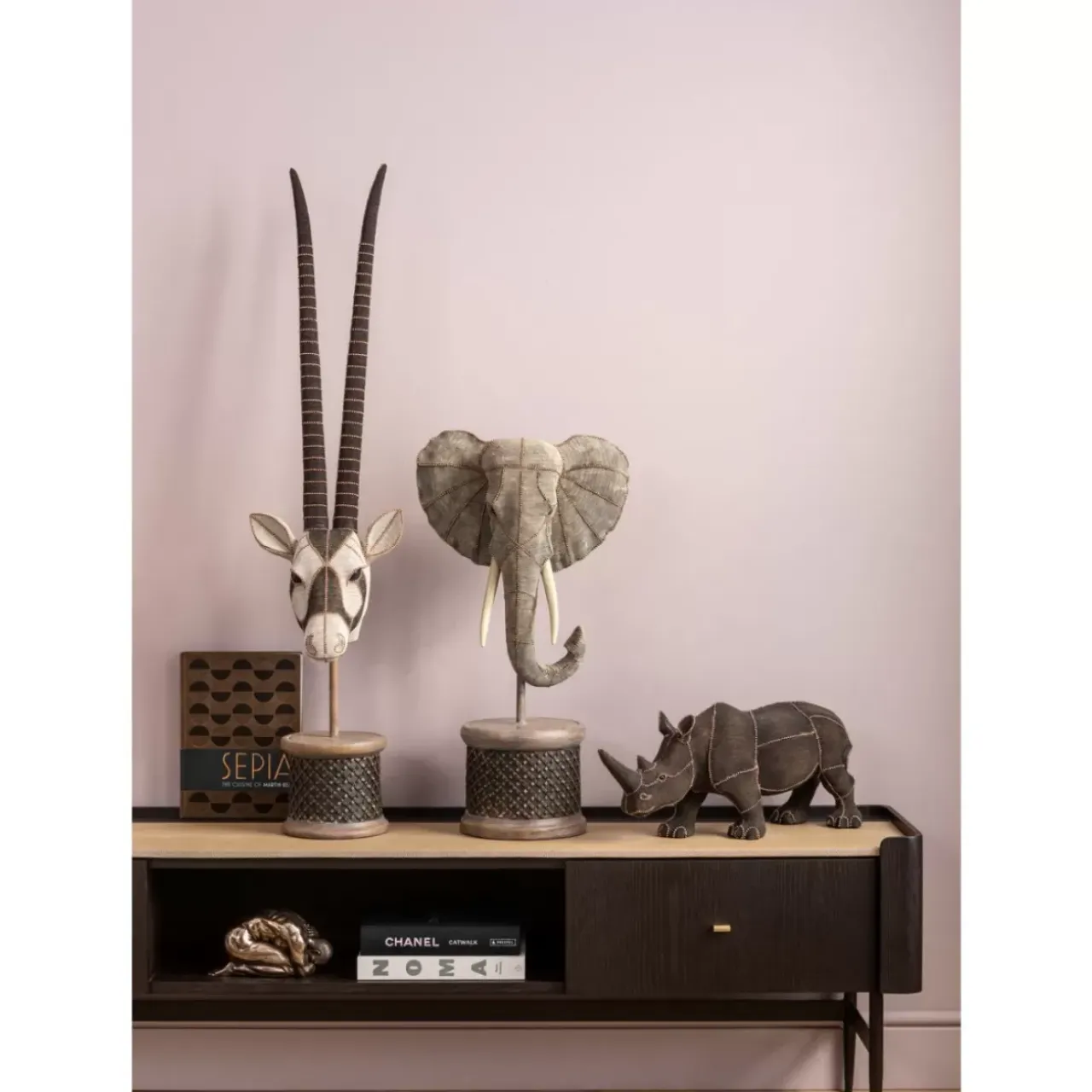 KARE Design Deko & Geschenkartikel-Deko Objekt Antelope Head Pearls 124