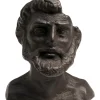 KARE Design Deko & Geschenkartikel-Deko Objekt Bearded Man Anthrazit 11Cm