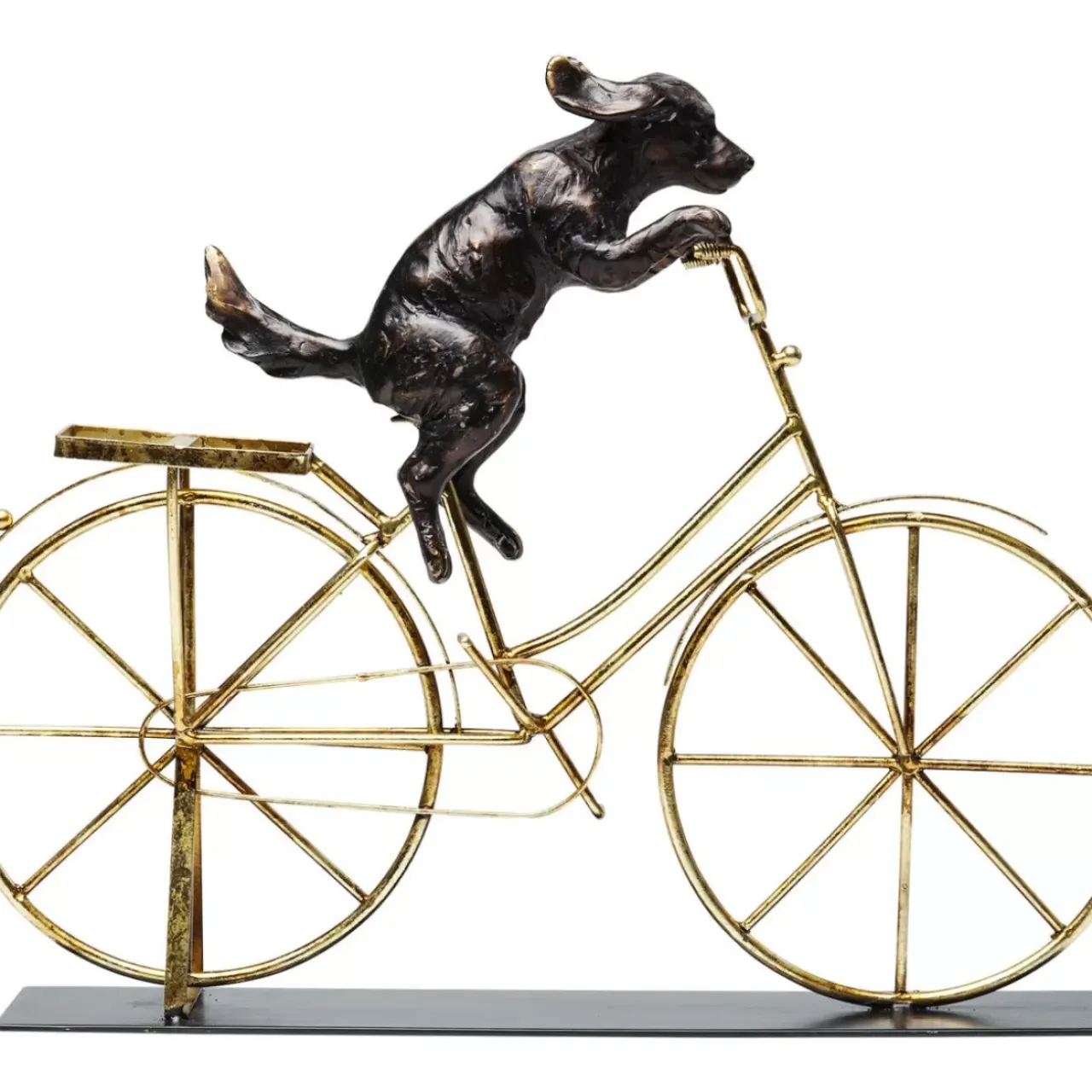 KARE Design Deko & Geschenkartikel-Deko Objekt Dog With Bicycle