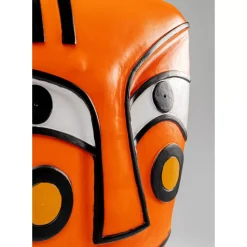 KARE Design Deko & Geschenkartikel-Deko Objekt Face Orange 50Cm