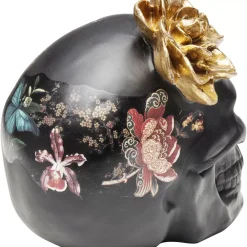 KARE Design Deko & Geschenkartikel-Deko Objekt Flower Skull 22Cm