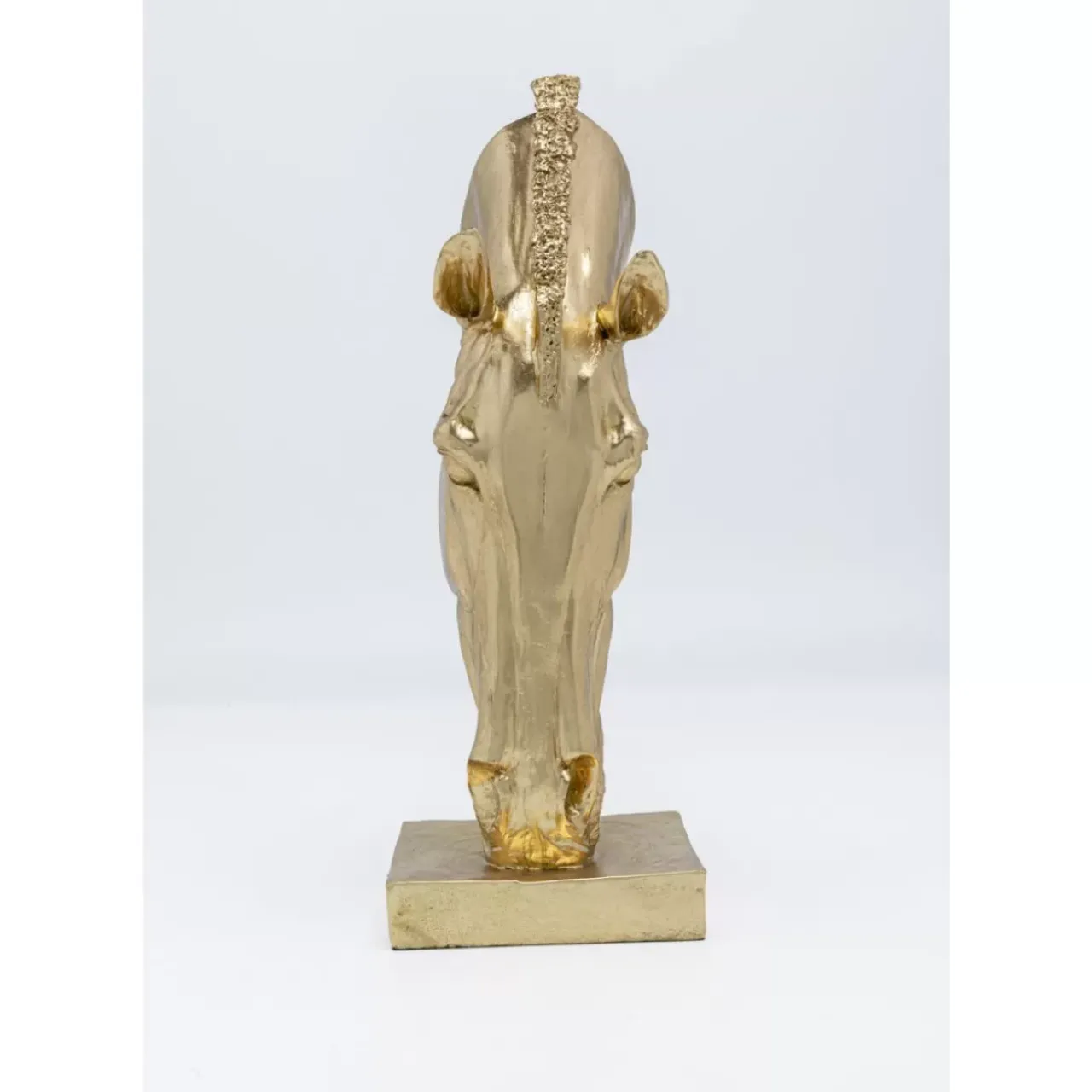 KARE Design Deko & Geschenkartikel-Deko Objekt Horse Face Gold 57Cm