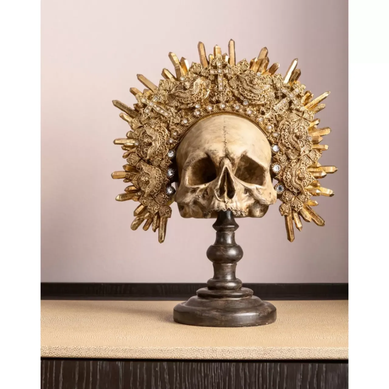 KARE Design Deko & Geschenkartikel-Deko Objekt King Skull