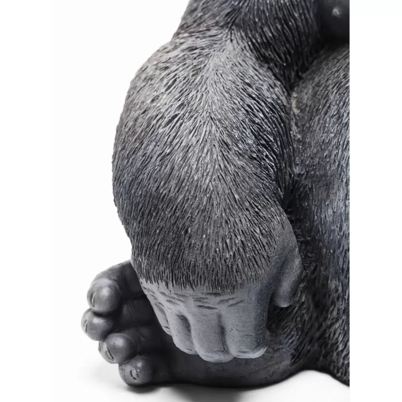 KARE Design Deko & Geschenkartikel-Deko Objekt Monkey Gorilla Side Medium Schwarz