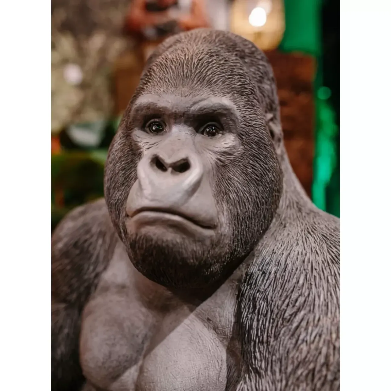 KARE Design Deko & Geschenkartikel-Deko Objekt Monkey Gorilla Side Xl Schwarz