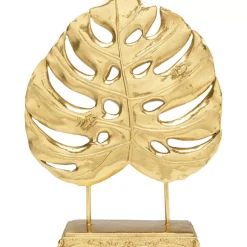 KARE Design Deko & Geschenkartikel-Deko Objekt Monstera Leaf Gold 36Cm