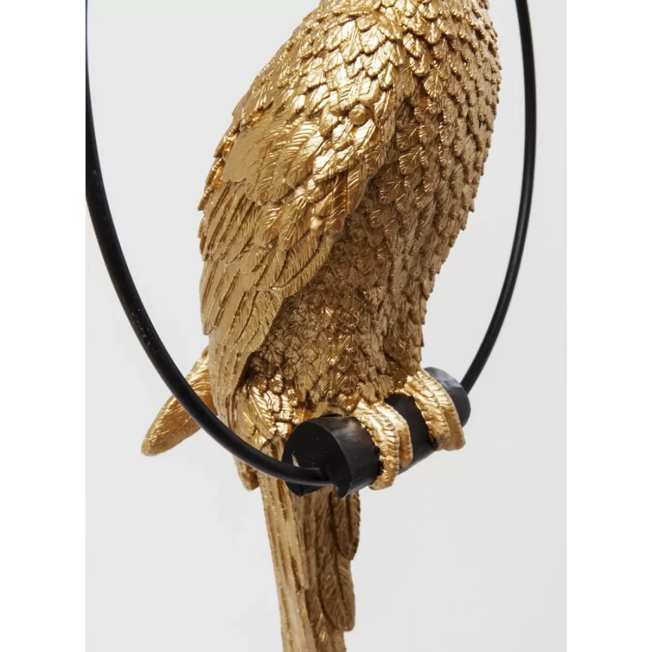KARE Design Deko & Geschenkartikel-Deko Objekt Swinging Parrot Gold