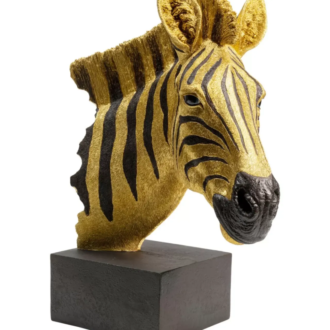 KARE Design Deko & Geschenkartikel-Deko Objekt Zebra Gold