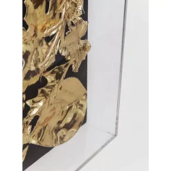 KARE Design Bilder-Deko Rahmen Gold Leaf 120X120Cm