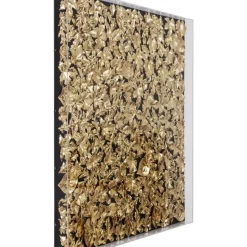 KARE Design Bilder-Deko Rahmen Gold Leaf 120X120Cm