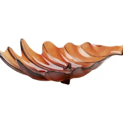 KARE Design Deko & Geschenkartikel-Deko Schale Leaf Rot 14Cm