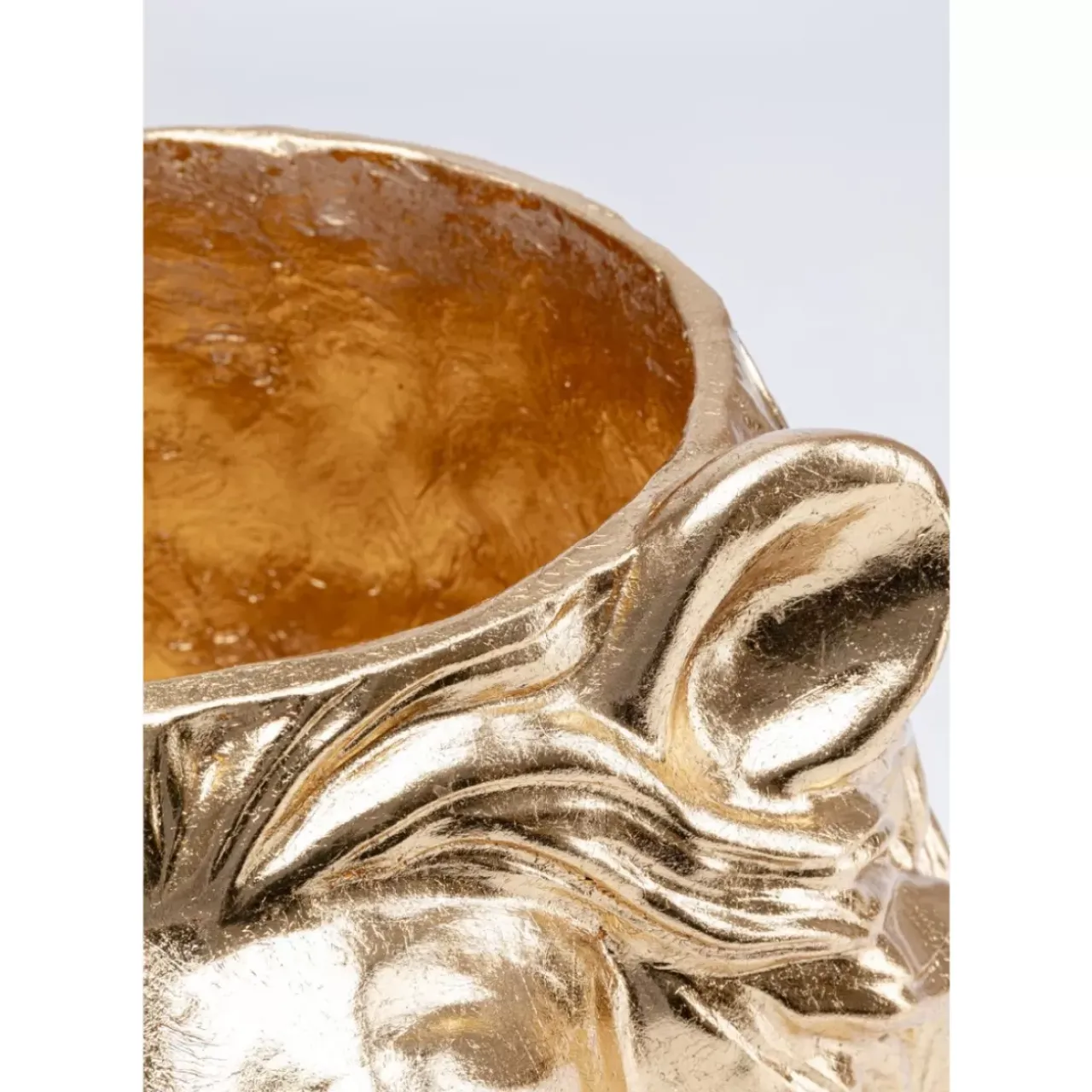 KARE Design Aufbewahrung & Ordnung-Deko Ubertopf Lion Gold