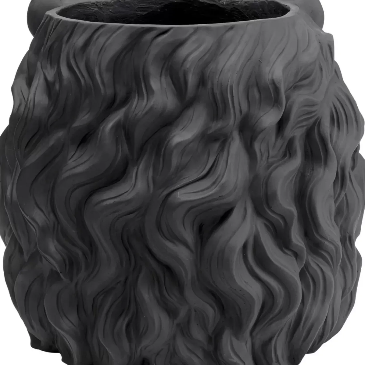 KARE Design Aufbewahrung & Ordnung-Deko Ubertopf Lion Schwarz