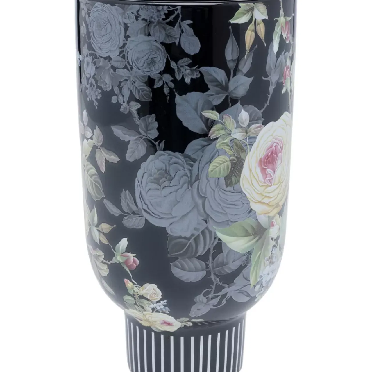 KARE Design Vasen-Deko Vase Rose Magic Schwarz 27Cm