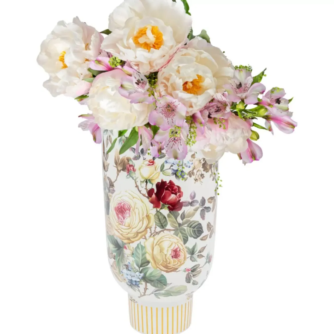 KARE Design Vasen-Deko Vase Rose Magic Weis 27Cm