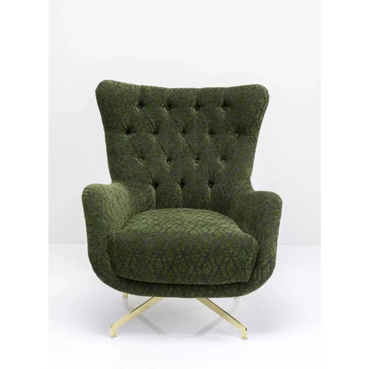 KARE Design Sessel-Drehsessel Bellini Grun
