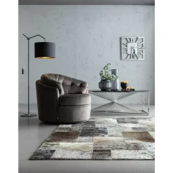 KARE Design Sessel-Drehsessel Music Hall Grau