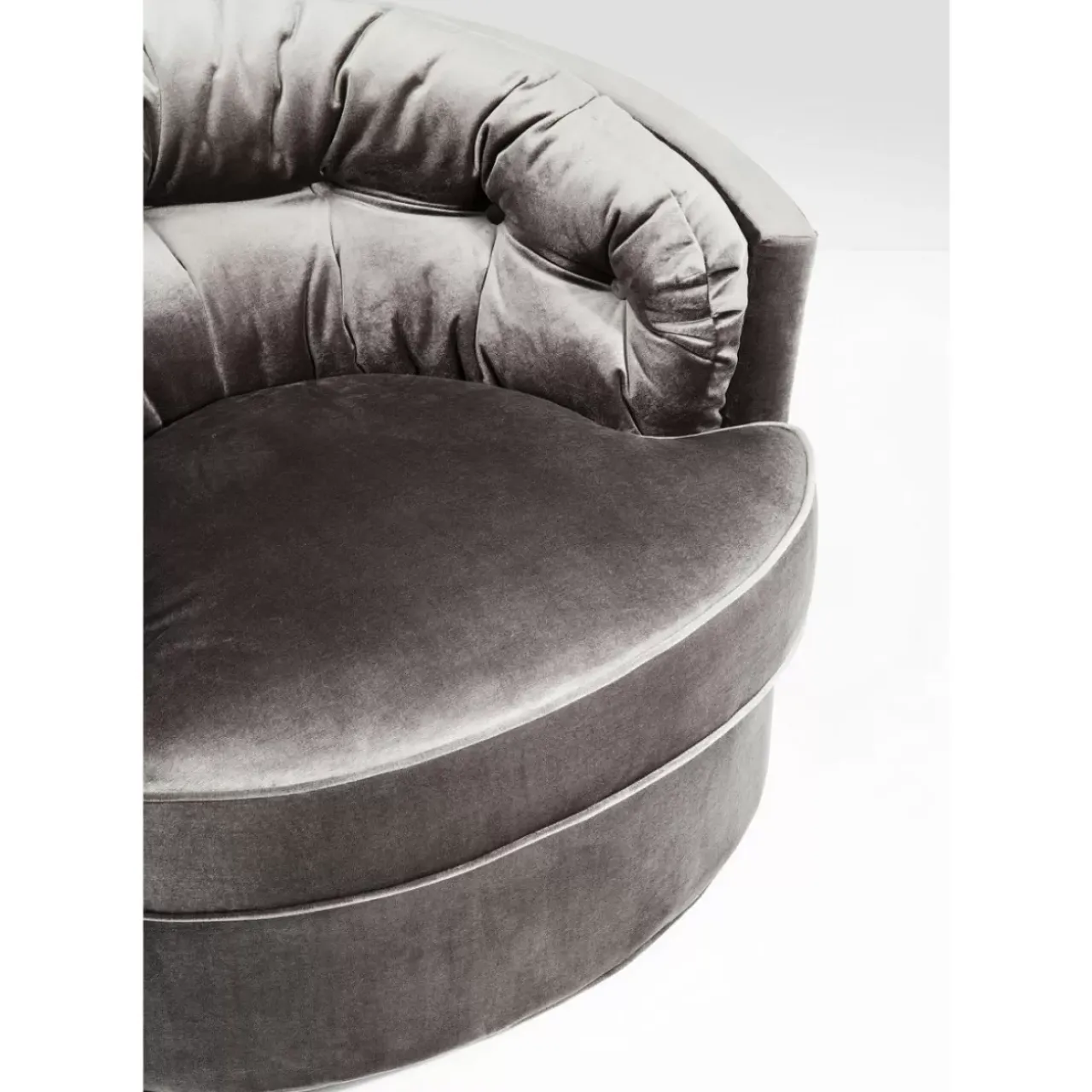 KARE Design Sessel-Drehsessel Music Hall Grau