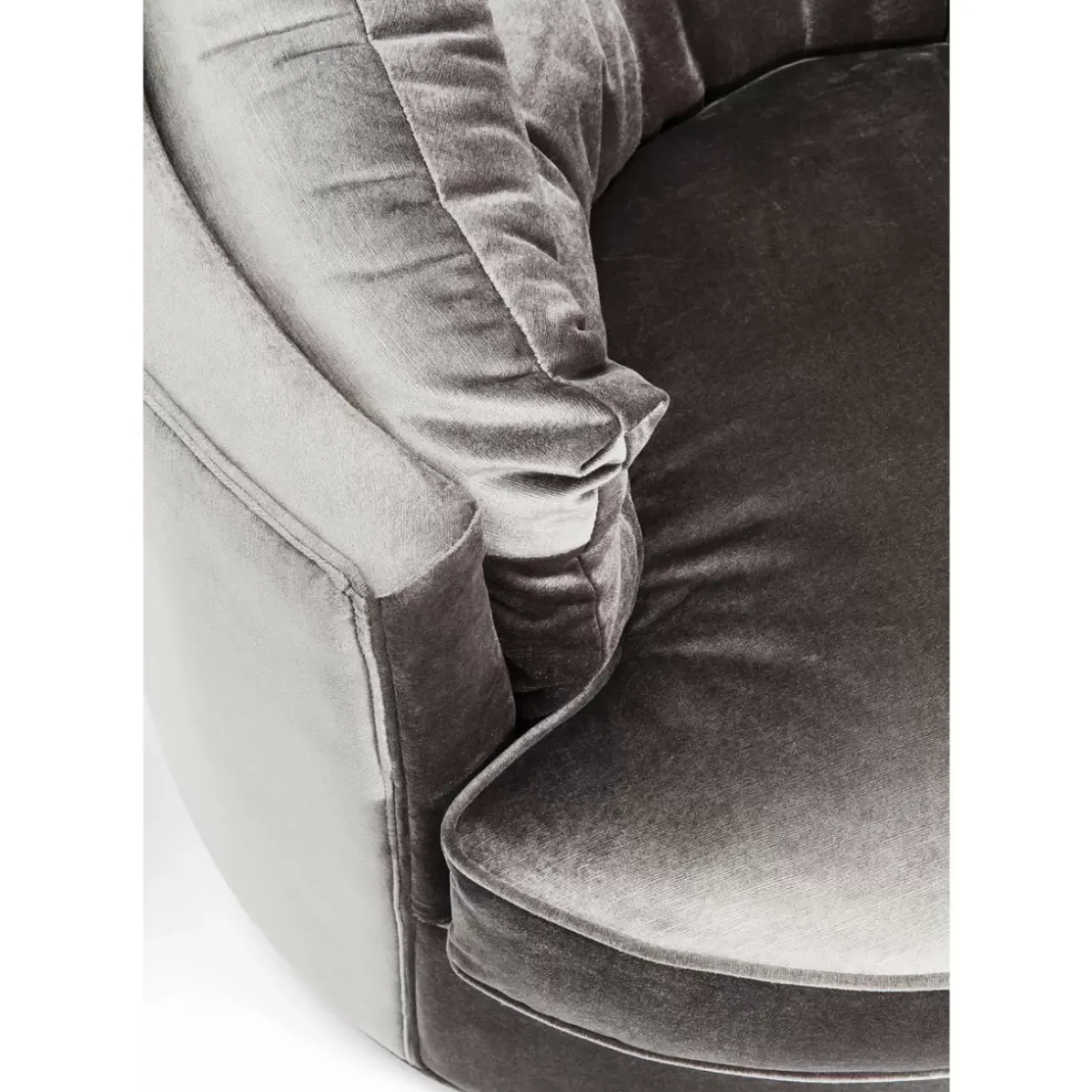 KARE Design Sessel-Drehsessel Music Hall Grau
