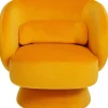 KARE Design Sessel-Drehsessel Orion Gelb