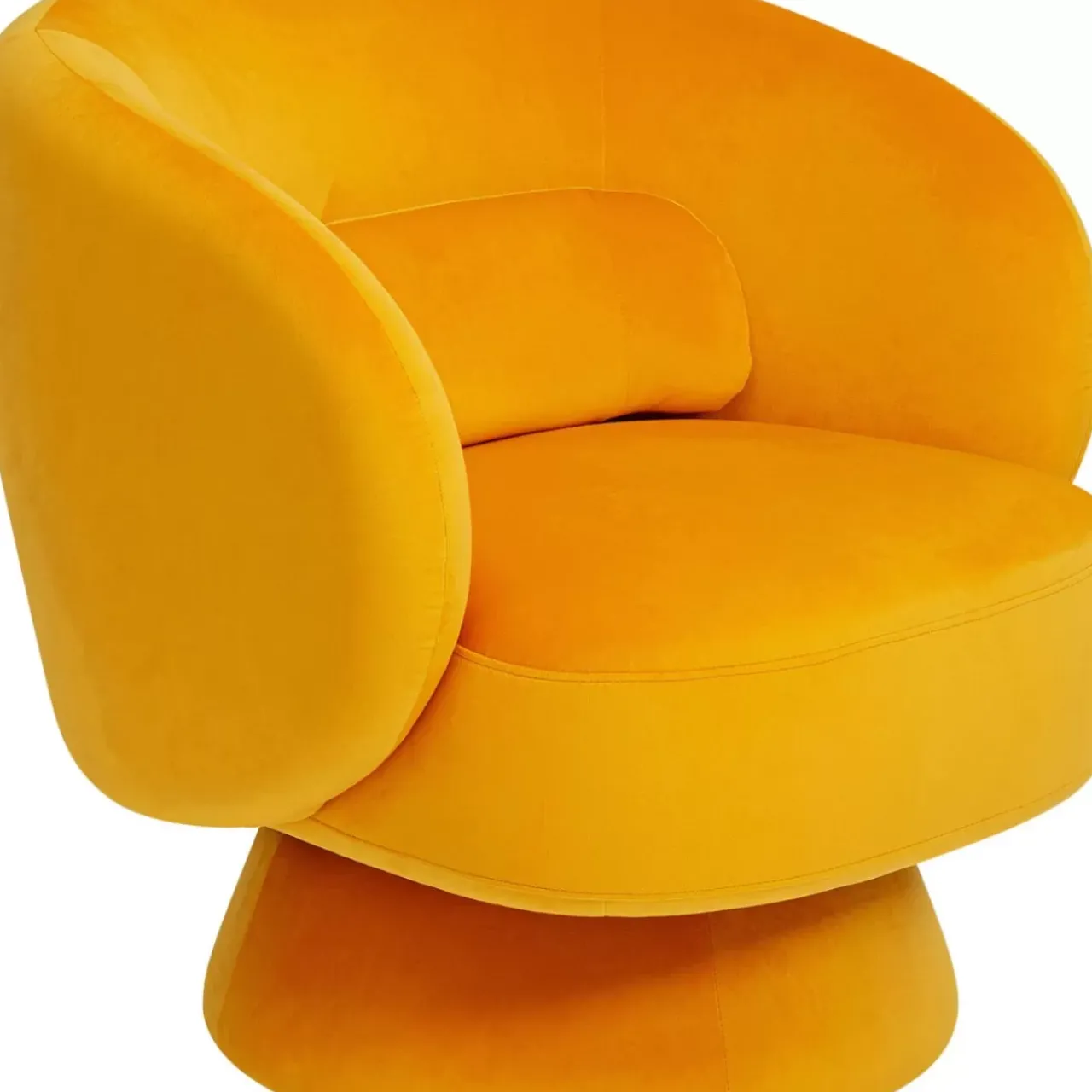 KARE Design Sessel-Drehsessel Orion Gelb