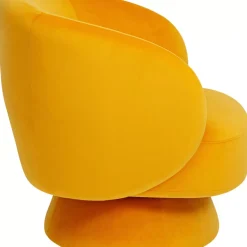 KARE Design Sessel-Drehsessel Orion Gelb