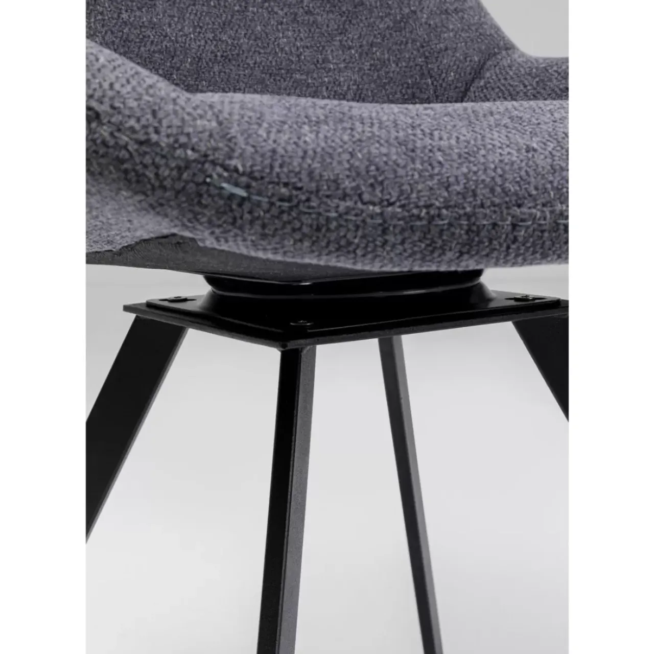 KARE Design Stühle-Drehstuhl Baron Grau