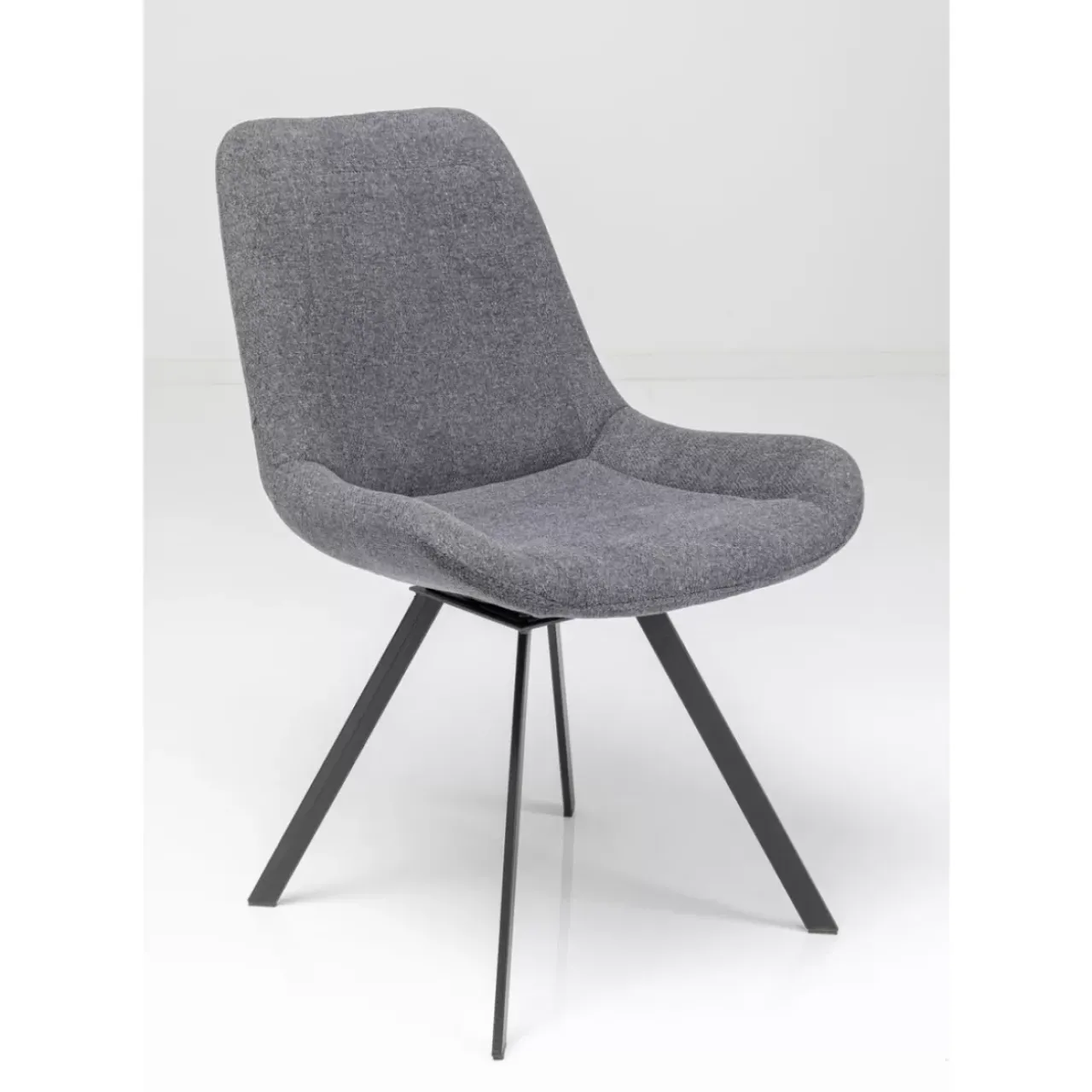 KARE Design Stühle-Drehstuhl Baron Grau