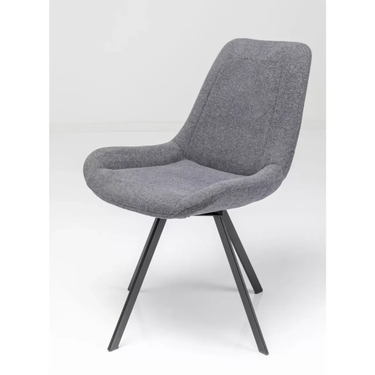 KARE Design Stühle-Drehstuhl Baron Grau