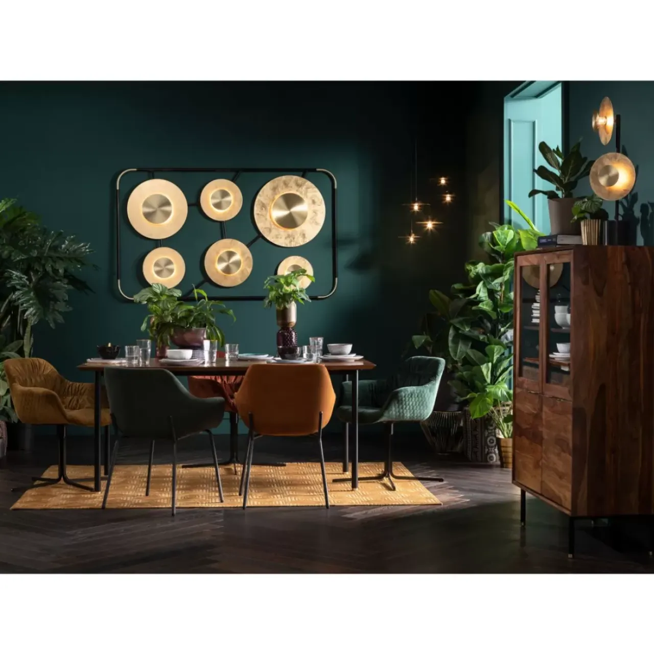 KARE Design Stühle-Drehstuhl Colmar Grun
