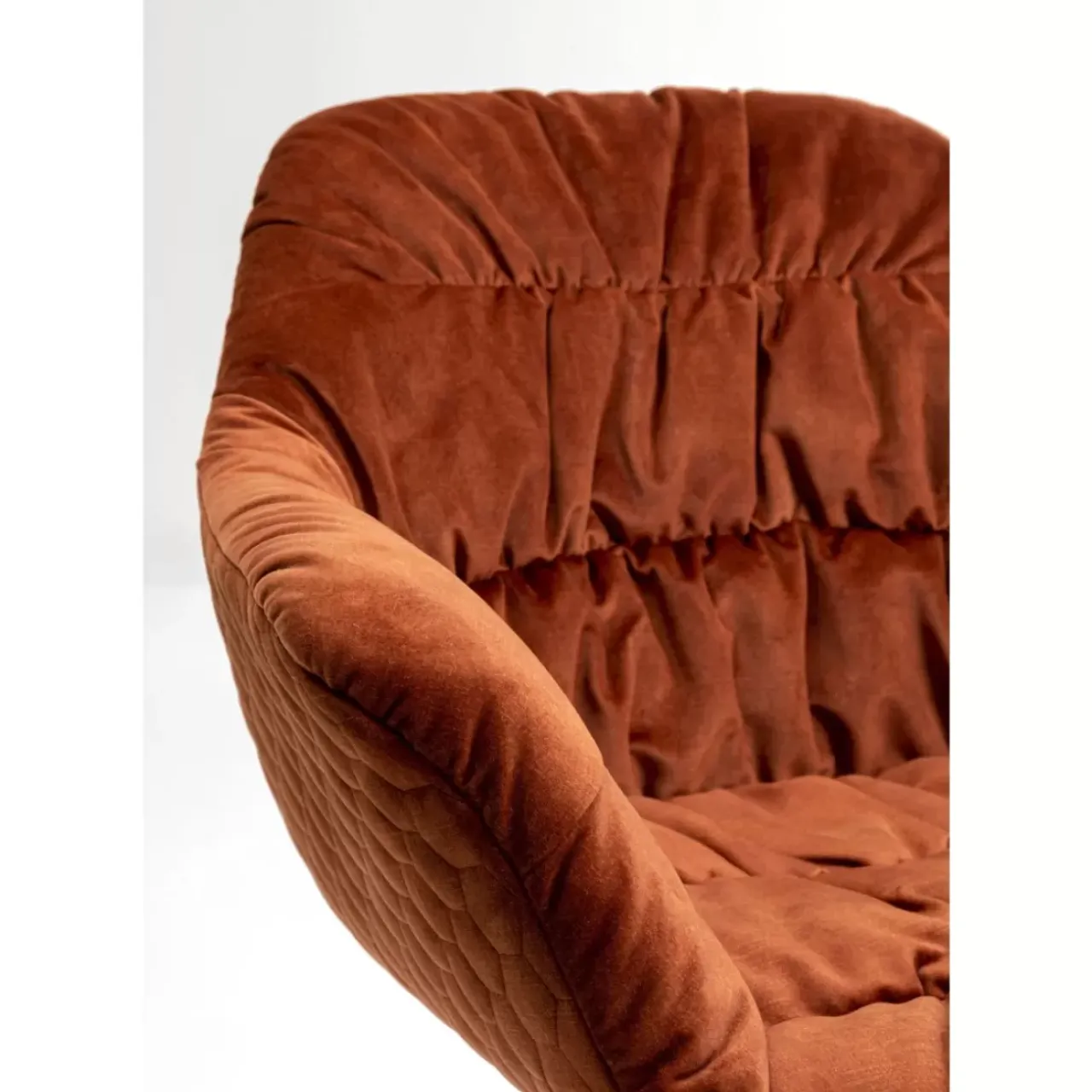 KARE Design Stühle-Drehstuhl Colmar Rostrot