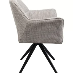 KARE Design Stühle-Drehstuhl Thinktank Grau