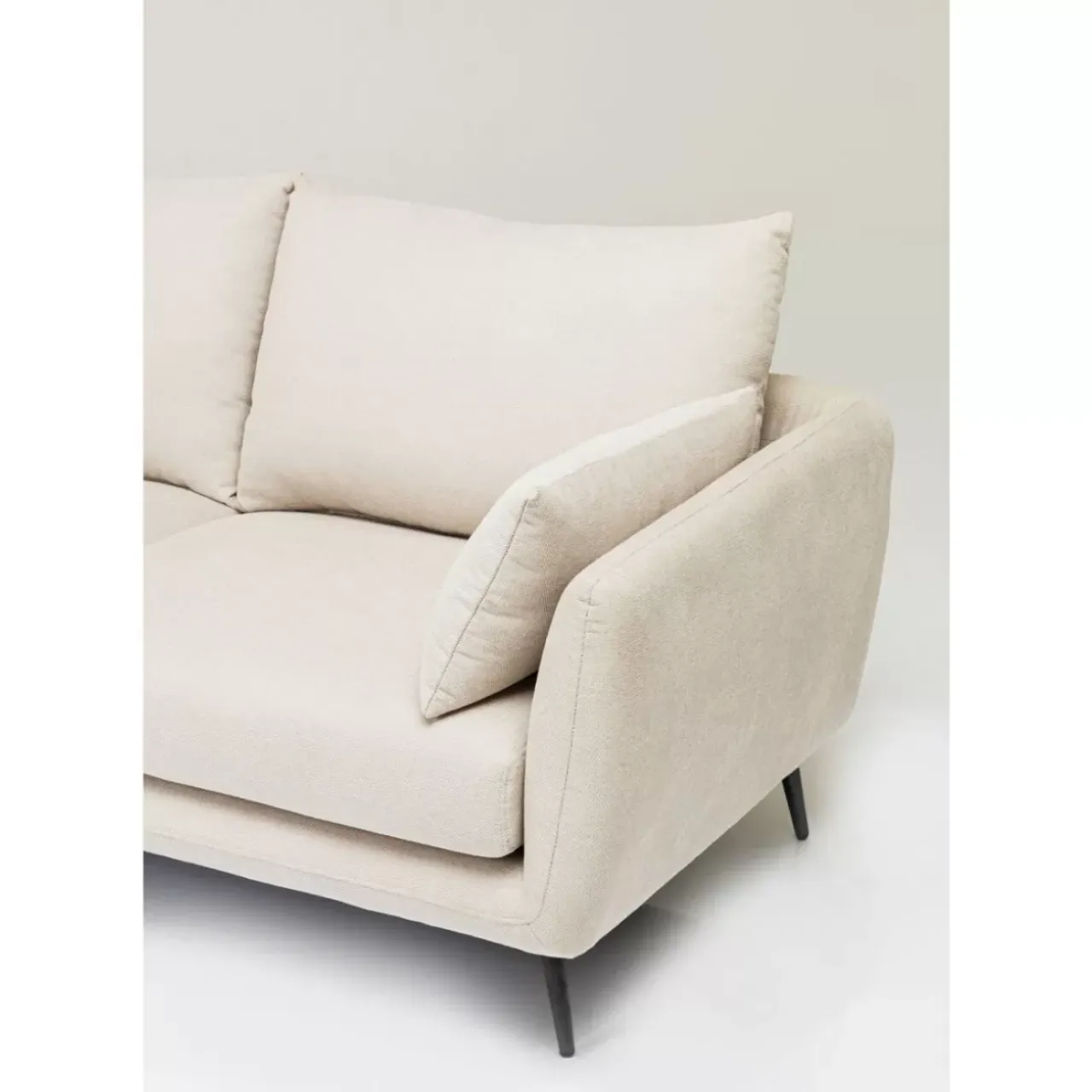 KARE Design Sofas & Couches-Ecksofa Amalfi Links Creme 275Cm