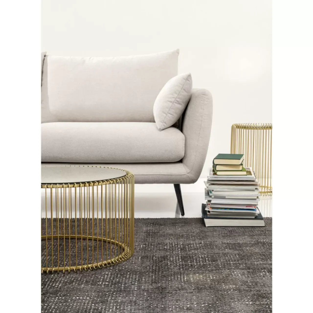 KARE Design Sofas & Couches-Ecksofa Amalfi Links Creme 275Cm