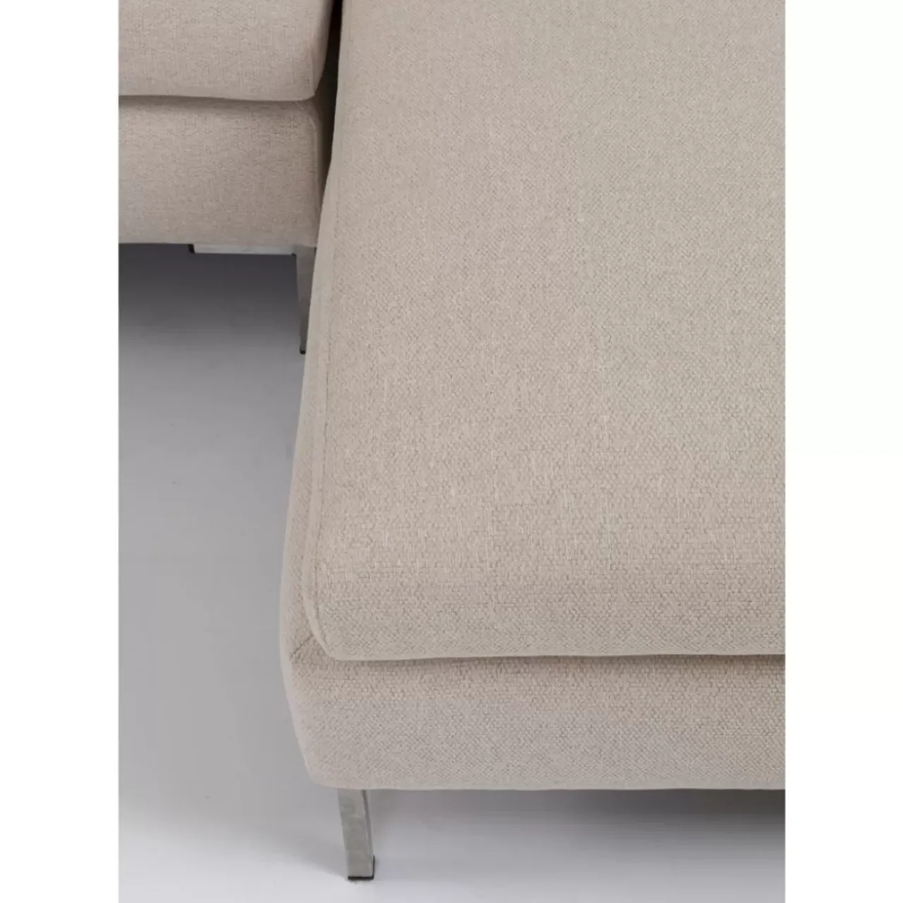 KARE Design Sofas & Couches-Ecksofa Gianni Creme Rechts