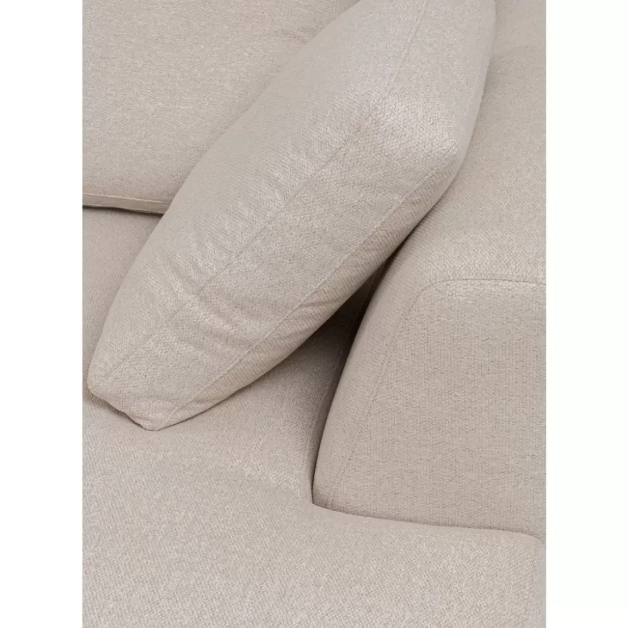 KARE Design Sofas & Couches-Ecksofa Gianni Creme Rechts